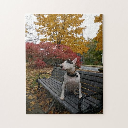 Rex in herfst puzzel (Verticaal)