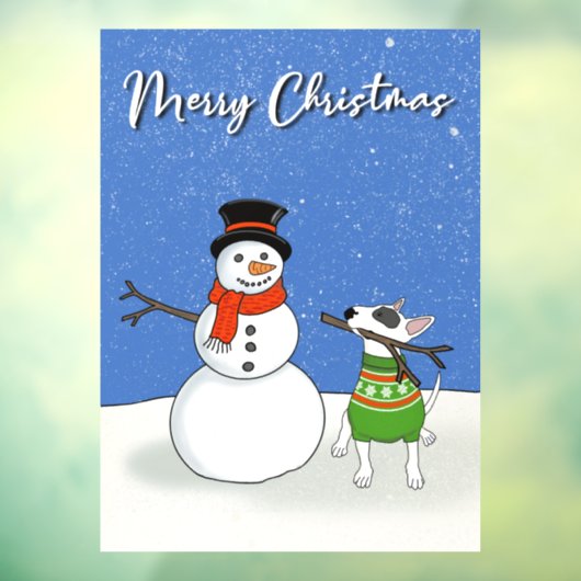 Rex-kerstraamkoeling Raamsticker (Vel 3)