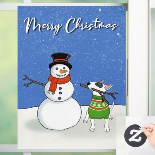 Rex-kerstraamkoeling Raamsticker (Huis)