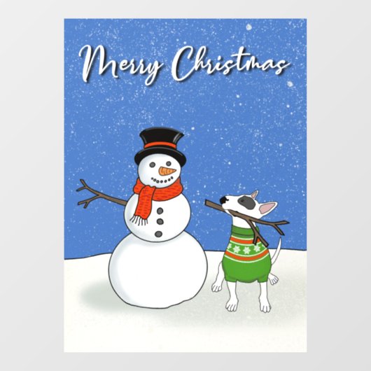 Rex-kerstraamkoeling Raamsticker (Vel)