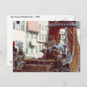 Rex King of Mardi Gras 1983 Briefkaart (Voorkant / Achterkant)