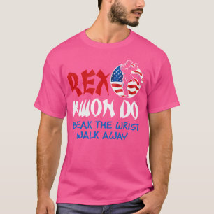 Rex Kwon Do American Flag Taekwondo Martial Art Sp T-shirt