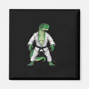 Rex Martial Arts Dinosaurus Judo Jiu-jitsu Karate Magneet