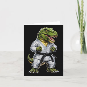 Rex Martial Arts Dinosaurus Karate Judo BJJ Fighte Kaart