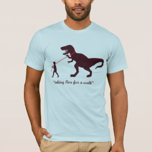 Rex nemen voor een wandeling T-Shirt - Gepersonali