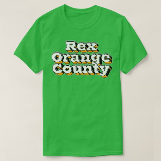 ReX Oranje aantalY T-shirt (Design voorkant)
