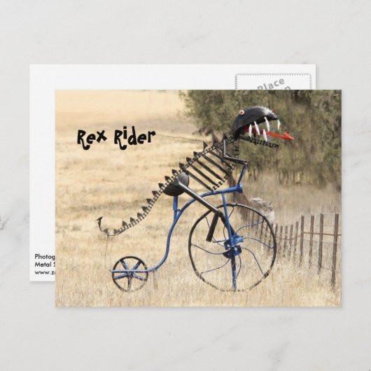 Rex Rider Briefkaart (Voorkant / Achterkant)