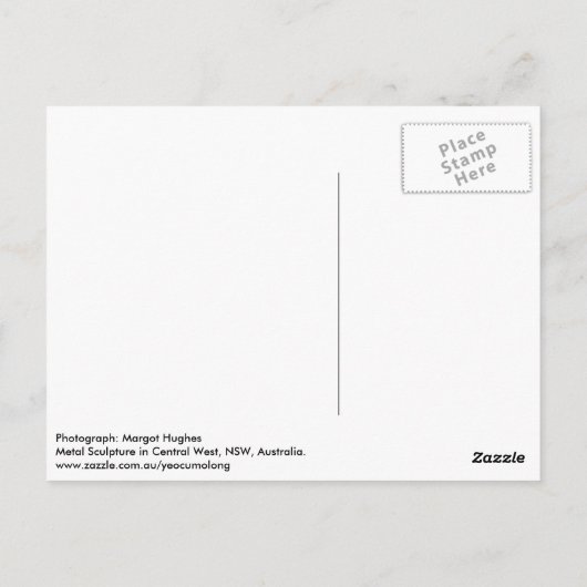 Rex Rider Briefkaart (Achterkant)