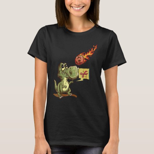 Rex Steen Papier Schaar Komeet 1 T-shirt (Voorkant)