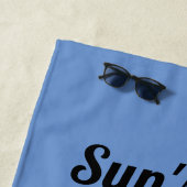 Rex Sun heeft een handdoek. Strandlaken (In situ)