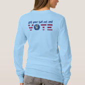 Rex t-shirt met lange beschermhoes, vrouwen (Achterkant)