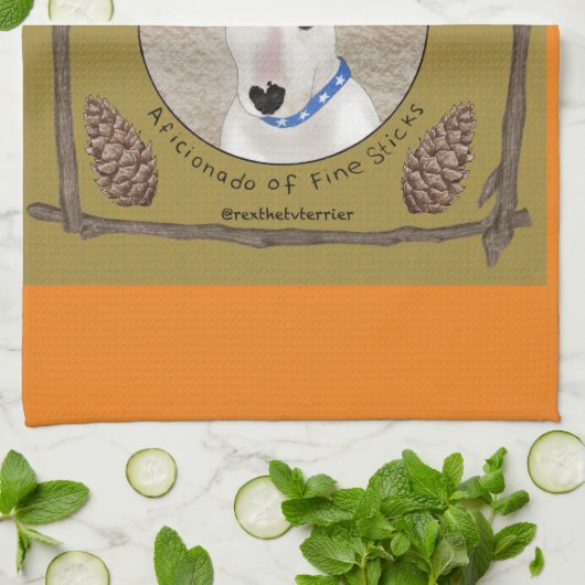 Rex the TV Terrier Autumn - handdoek (Gevouwen)