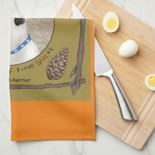 Rex the TV Terrier Autumn - handdoek (Quarter Fold)