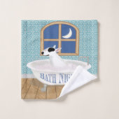 Rex the TV Terrier Bath Night Bath Set Bad Handdoek (Wasdoekje)