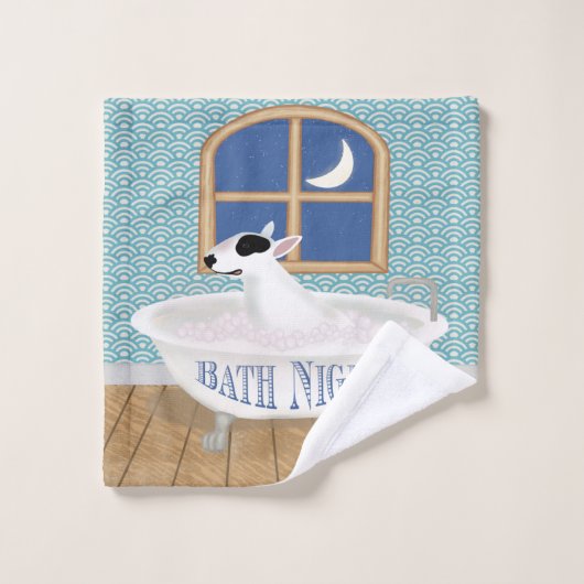 Rex the TV Terrier Bath Night Bath Set Bad Handdoek (Wasdoekje)