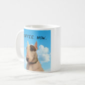 Rex the TV Terrier Coffee Now Mok (Voorkant links)