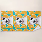 Rex the TV Terrier Fruits Tas Strandlaken (Voorkant)