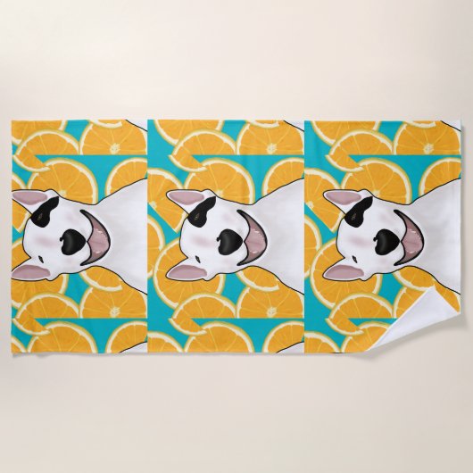 Rex the TV Terrier Fruits Tas Strandlaken (Voorkant)