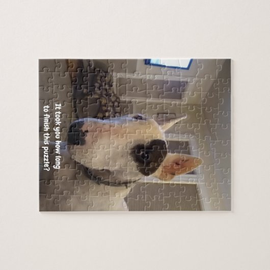 Rex the TV Terrier grappige puzzel Legpuzzel (Horizontaal)