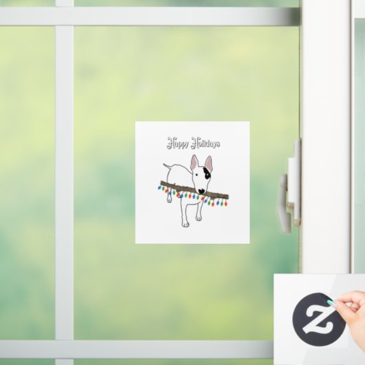 Rex the TV Terrier Holiday window cling Raamsticker (Huis)