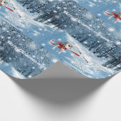 Rex the TV Terrier-kerstomslag Cadeaupapier (Hoek)