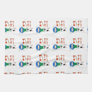 Rex the TV Terrier Life is Short Kitchen Towel Theedoek