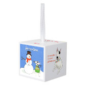 Rex the TV Terrier met kerstkeuken Decoratie (Achter hoekig)