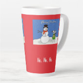 Rex the TV Terrier met kerstvertraging Mok (Rechterhoek)