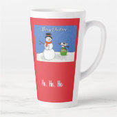 Rex the TV Terrier met kerstvertraging Mok (Rechts)