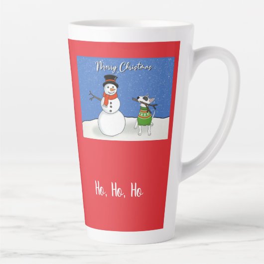 Rex the TV Terrier met kerstvertraging Mok (Rechts)