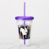 Rex the TV Terrier Paarse Haze Acryltumbler Acryl Drinkbeker (Voorkant)