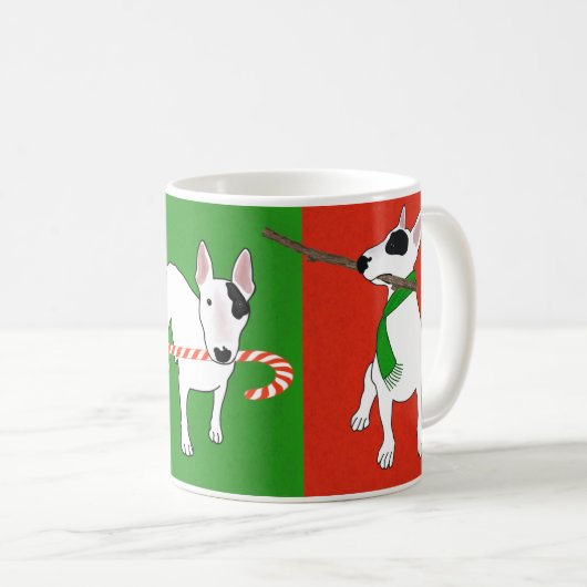 Rex the TV Terrier Prettige feestdagen Mok (Voorkant rechts)