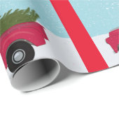 Rex the TV Terrier Red Truck Cadeaupapier (Rol Hoek)