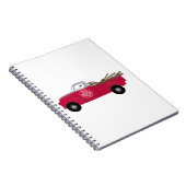 Rex the TV Terrier Red Truck Notitieboek (Rechterzijde)