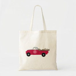 Rex the TV Terrier Red Truck Tote Bag