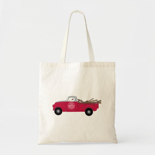Rex the TV Terrier Red Truck Tote Bag (Voorkant)