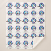 Rex The TV Terrier, Rex bkanket Sherpa Deken (Voorkant)