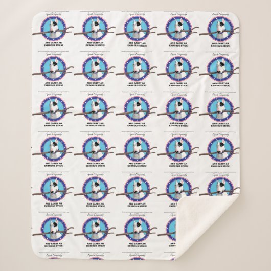 Rex The TV Terrier, Rex bkanket Sherpa Deken (Voorkant)