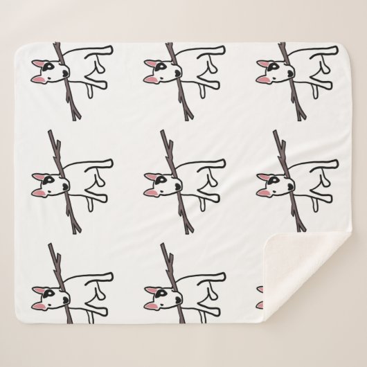 Rex the TV Terrier Sherpa.Blanket Sherpa Deken (Voorkant (horizontaal))