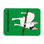 Rex The TV Terrier, stok op de dagmagneet Magneet (Horizontaal)