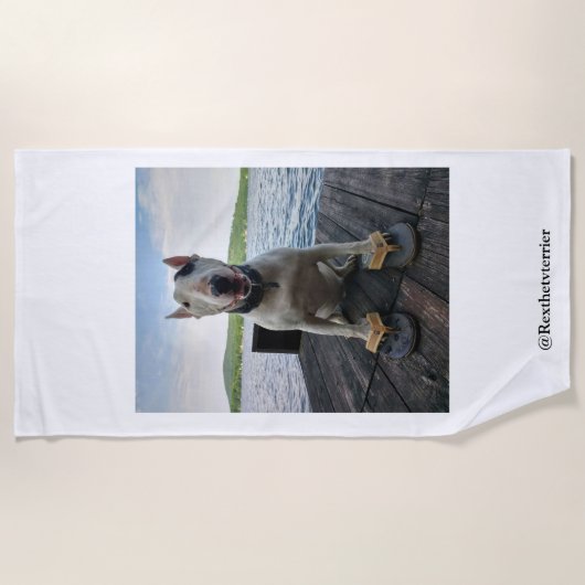 Rex the TV Terrier Summer-handdoek Strandlaken (Voorkant)