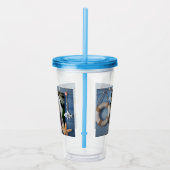 Rex the TV Terrier Summer plastic tumbler Acryl Drinkbeker (Rechts)