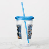 Rex the TV Terrier Summer plastic tumbler Acryl Drinkbeker (Links)