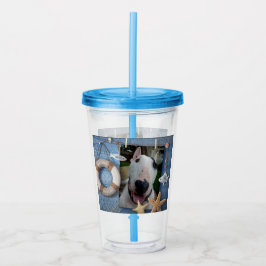 Rex the TV Terrier Summer plastic tumbler Acryl Drinkbeker