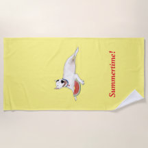 Rex the TV Terrier Summertime! Strandlaken