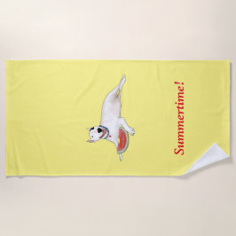 Rex the TV Terrier Summertime! Strandlaken