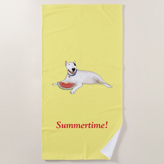 Rex the TV Terrier Summertime! Strandlaken (Voorkant)