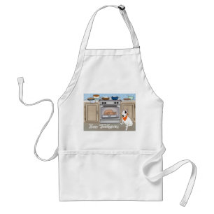 Rex the TV Terrier Thanksgiving Apron Standaard Schort