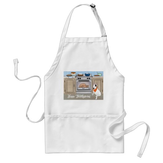 Rex the TV Terrier Thanksgiving Apron Standaard Schort (Voorkant)