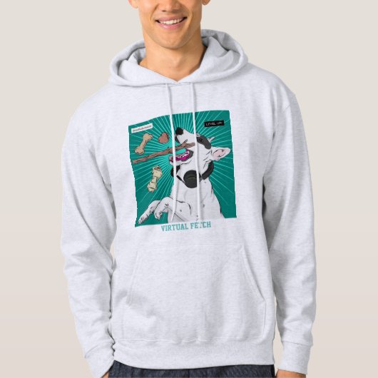 Rex the TV Terrier Virtual Fetch hoodie (Voorkant)
